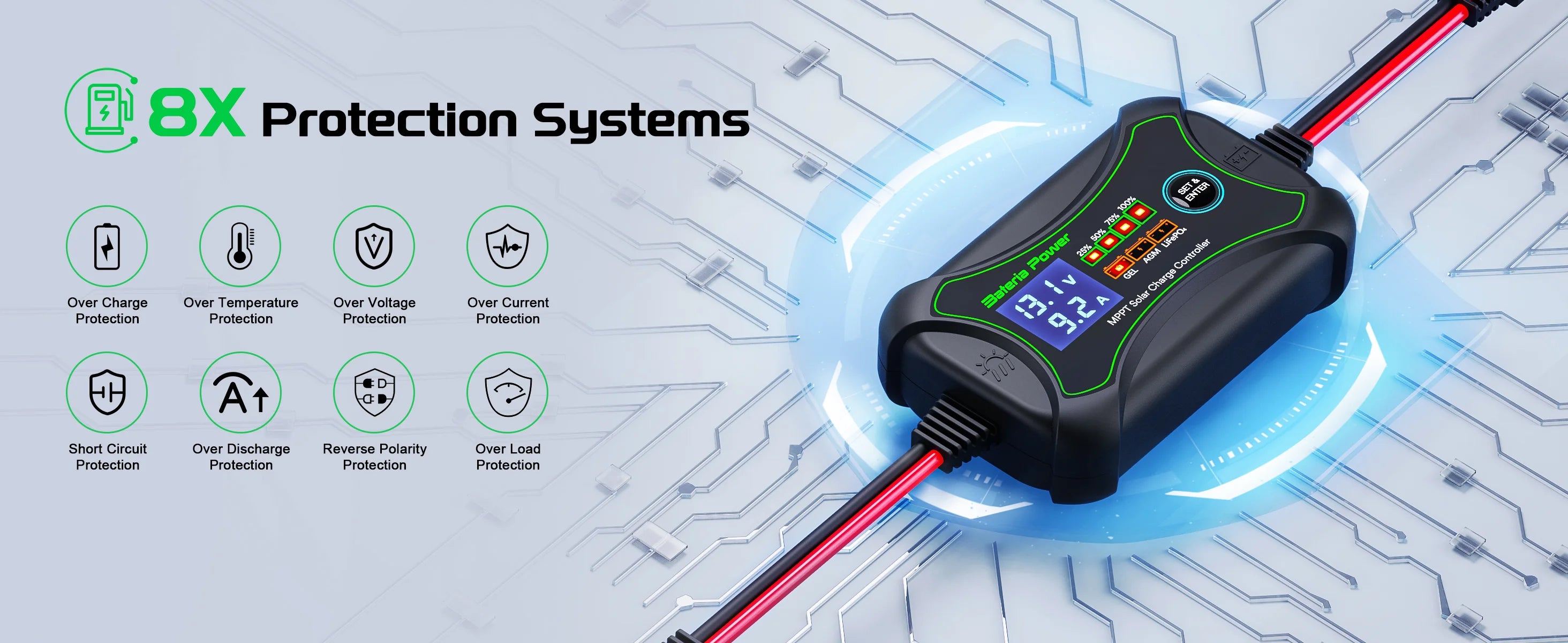 MPPT charge control
