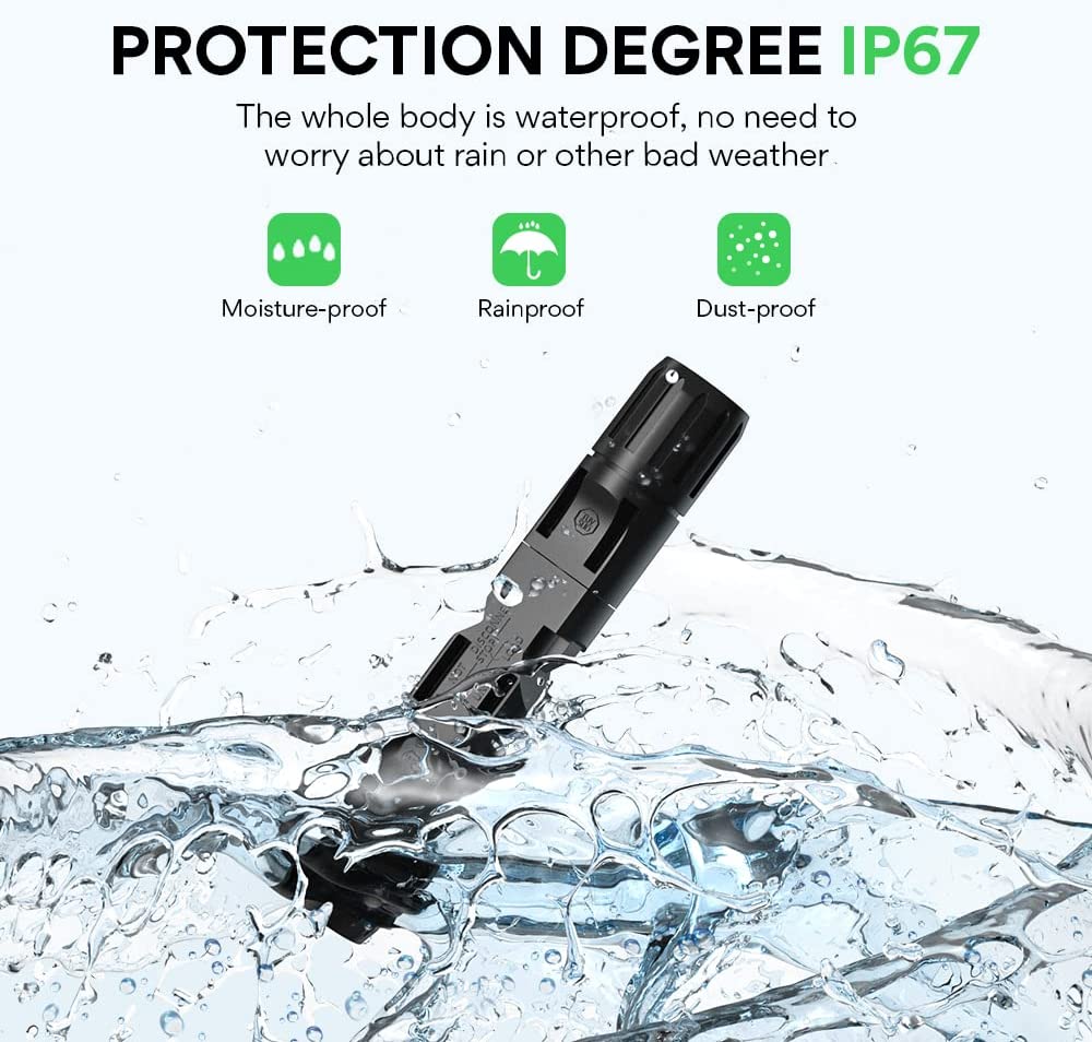  Solar Cable Connectors is also designed with an IP67 waterproof ring, which can seal water and dust to prevent corrosion, and the connection is safe and durable