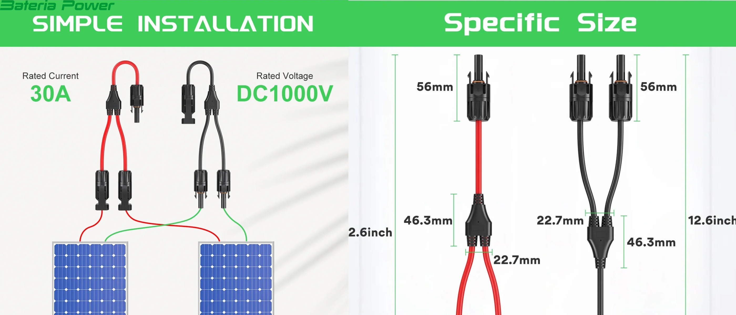 How to Use Solar Connectors Y Branch Cable 2 to 1 Effectively?