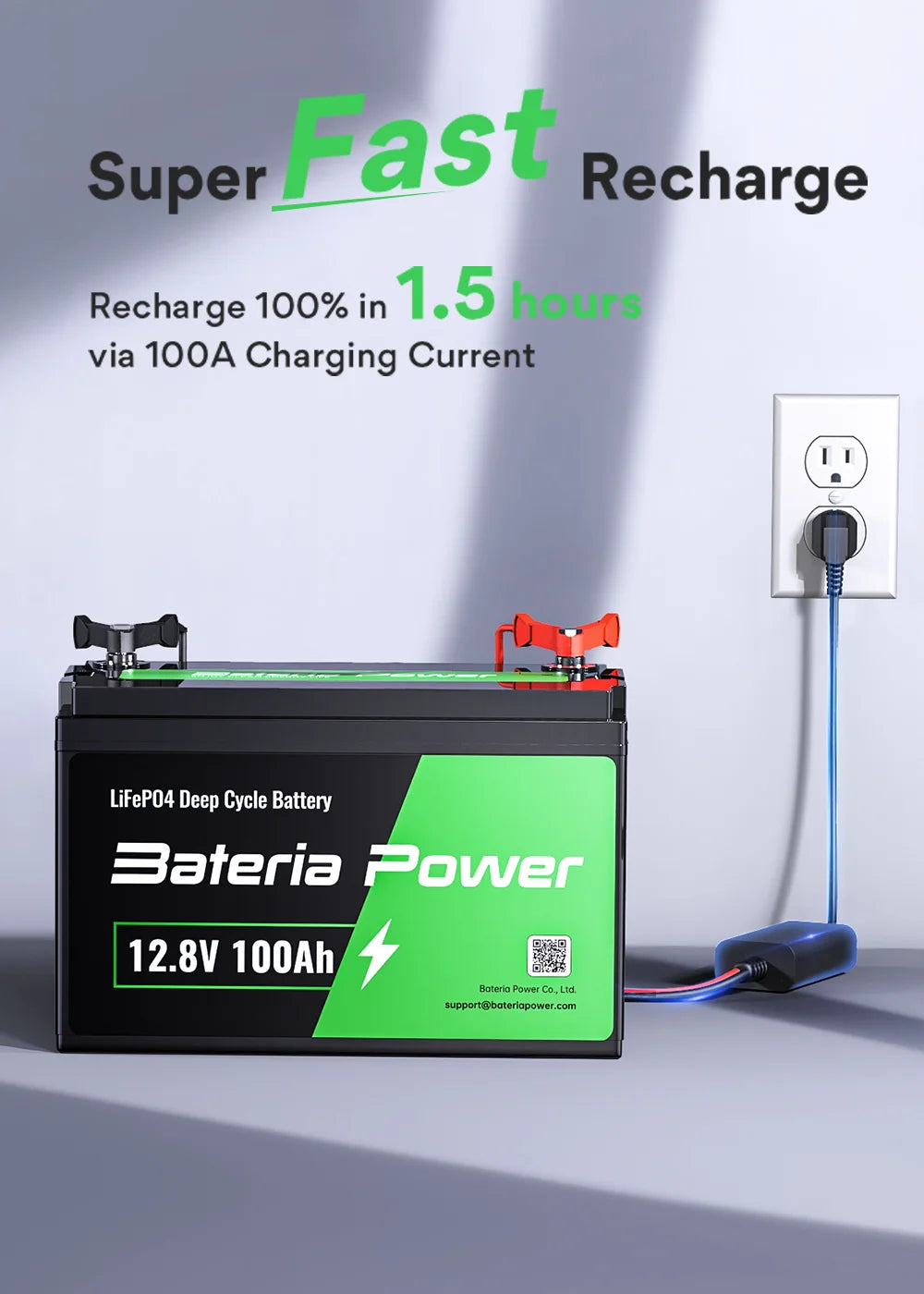 LiFePO4 Battery 12V 50Ah – bateriapower