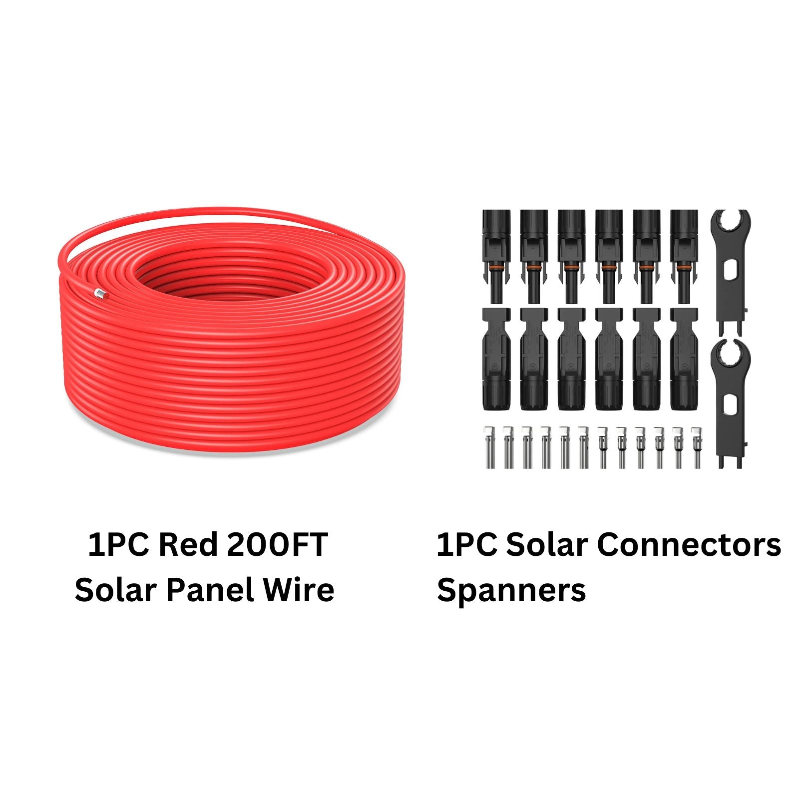 Bateria Power Solar Panel Wire Kit (10AWG)