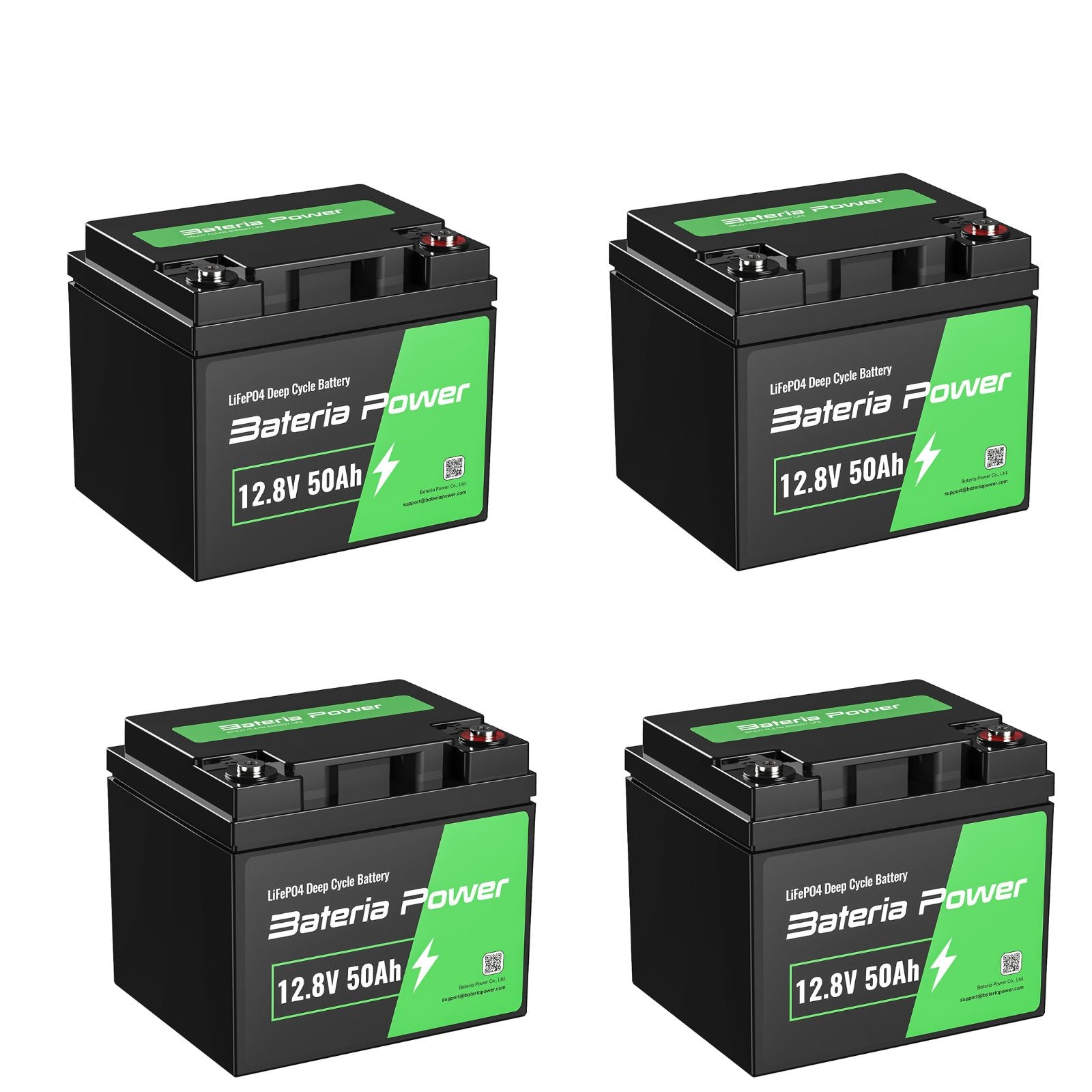LiTime 12V 50Ah LiFePO4 Lithium Battery, Build-In 50A BMS, 640Wh Energy - 2  Pack ($197.99/each)