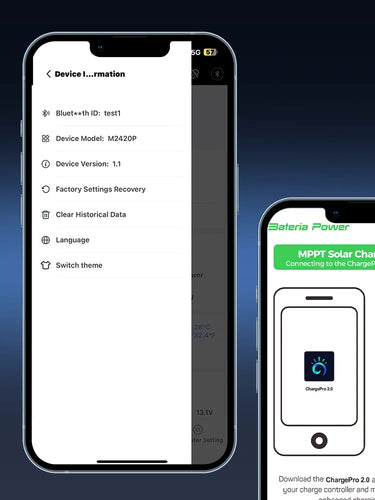 Mppt App MPPT Solar Charge Controller With BT App – bateriapower