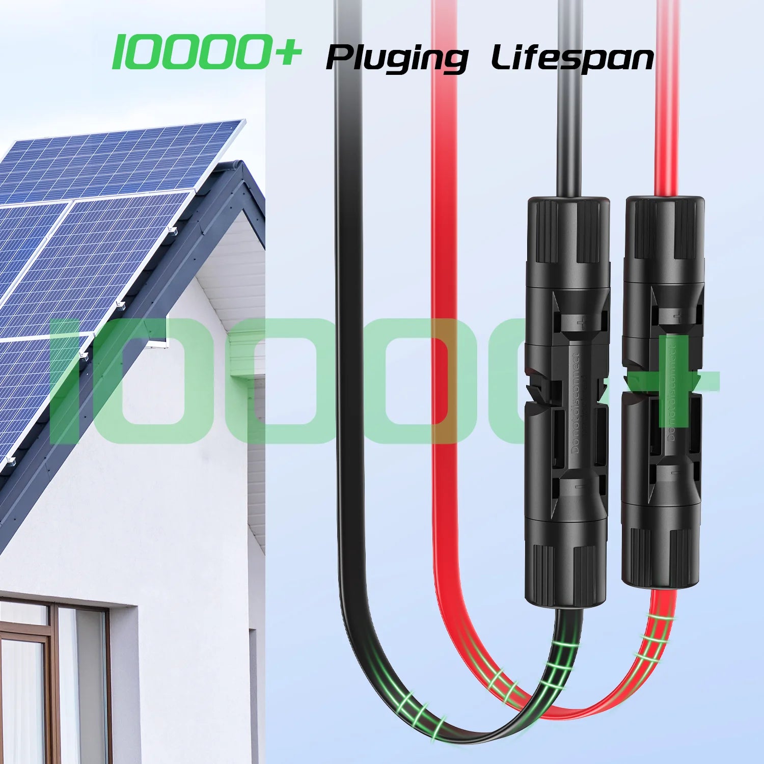 Solar Array Cables Bateria Power Super Flat Solar Cable Connector – bateriapower