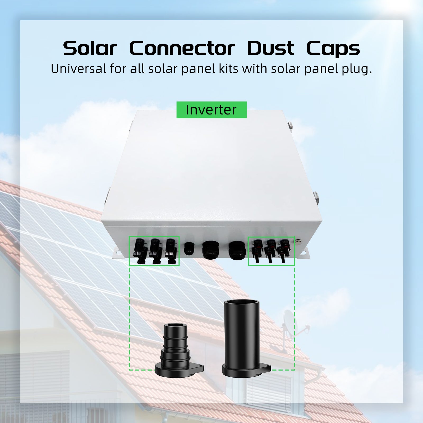 Bateria Power MC4 Solar Connector Weather Resistant Dust Cap
