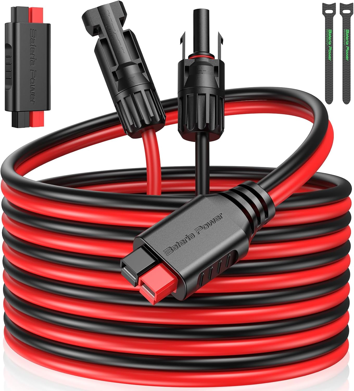 Anderson Interface Solar Panel Cable Connector to Anderson – bateriapower