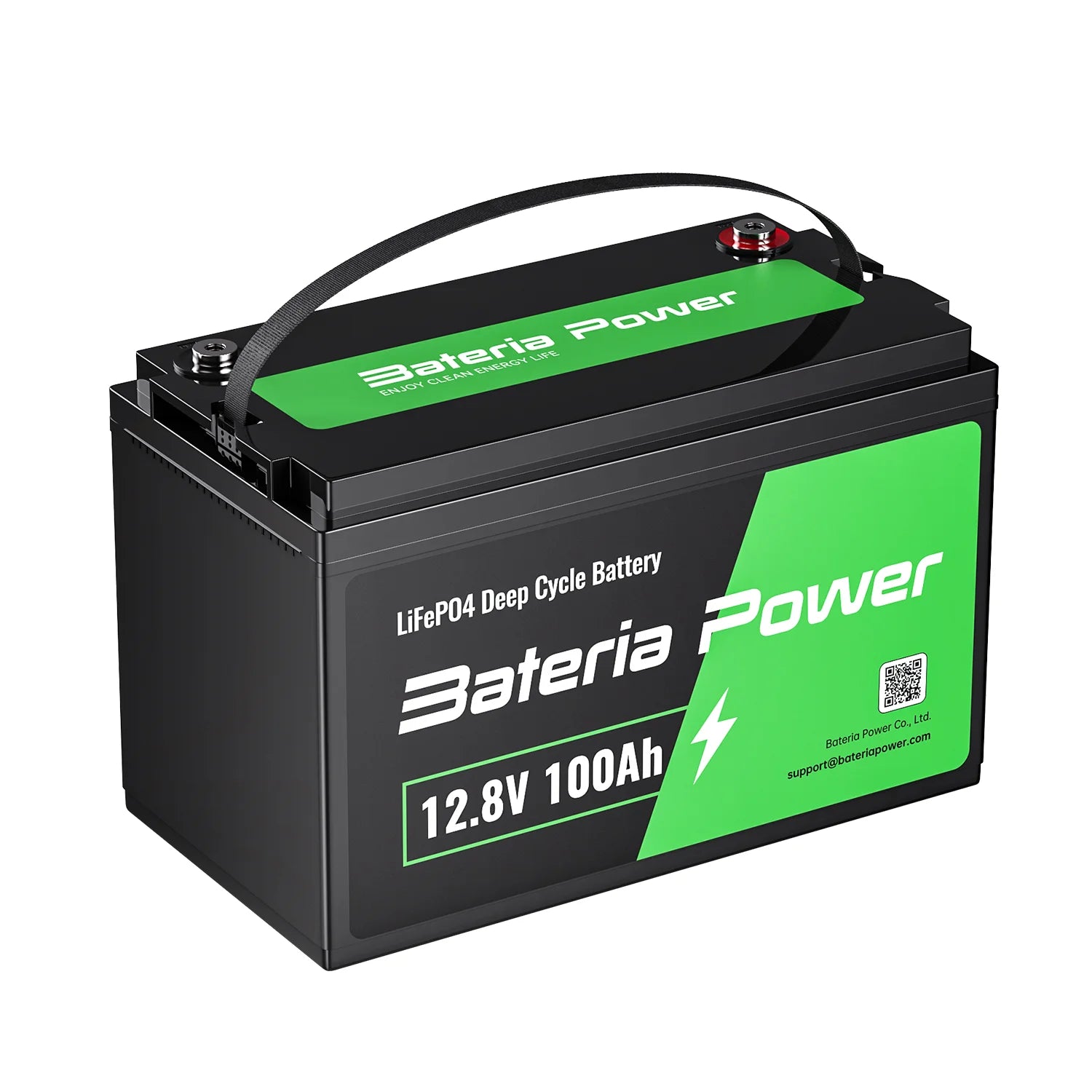 LiFePO4 Battery 12V 100AH Lithium Battery - Built-in 50A BMS, Perfect for Replacing Most of Backup Power, Home Energy Storage and Off-Grid etc.