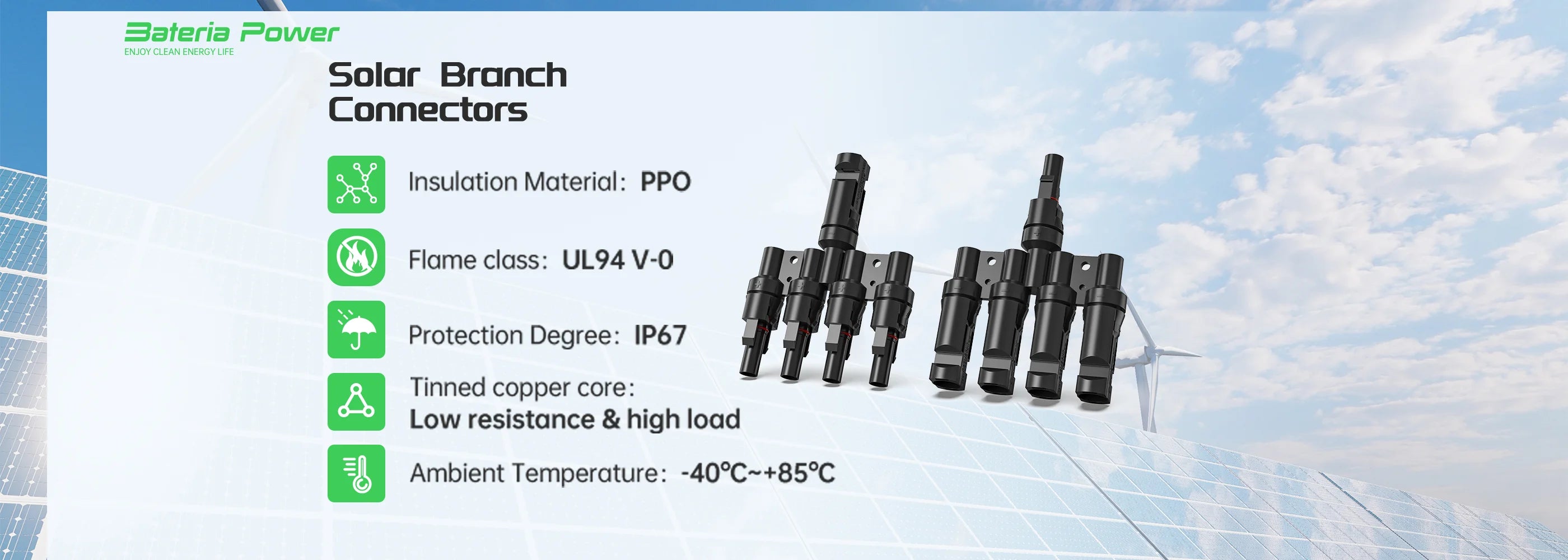 Solar Panel Extension Cable 