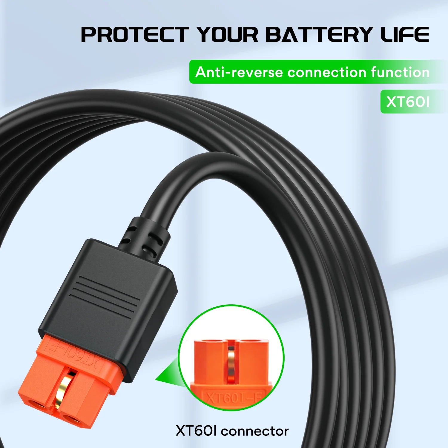 Bateria Power Solar to XT60I Extension Cable